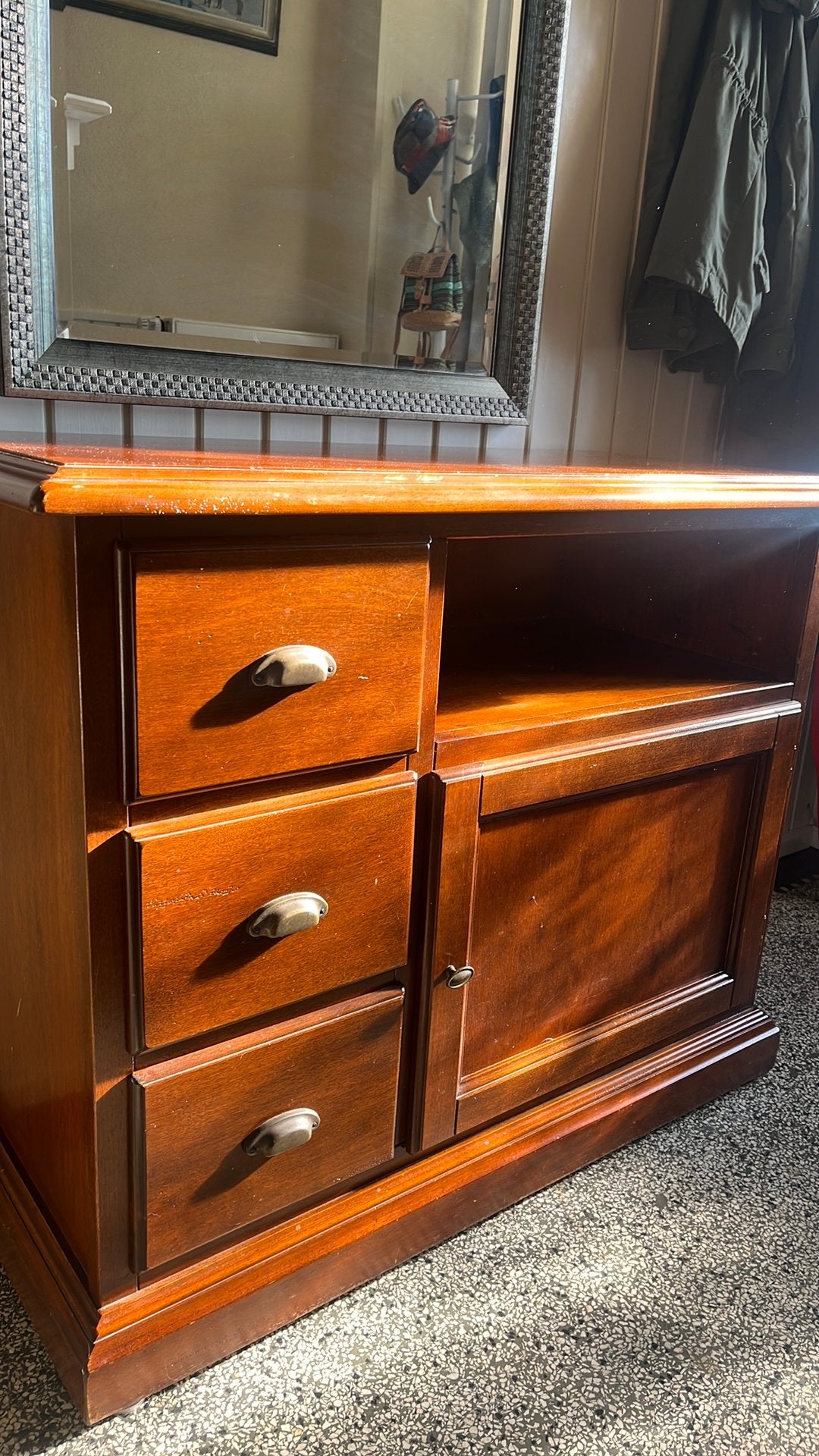 Mooi massief kersenhouten kastje, Ophalen, 50 tot 100 cm, Zo goed als nieuw, Kersenhout