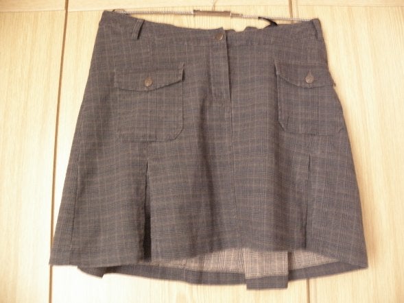 Bruin katoenen stretch positierok rok NOPPIES XL nieuwstaat, Bruin, Maat 46/48 (XL) of groter, Ophalen of Verzenden, Zo goed als nieuw