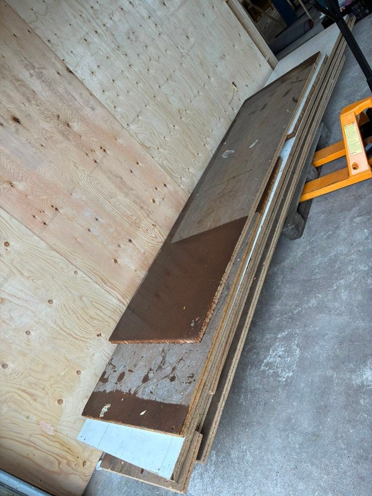 Zware entresol vloerplaten – 4 cm dik – ca. 30 m2, Ophalen, Gebruikt, 25 tot 50 mm, Overige typen