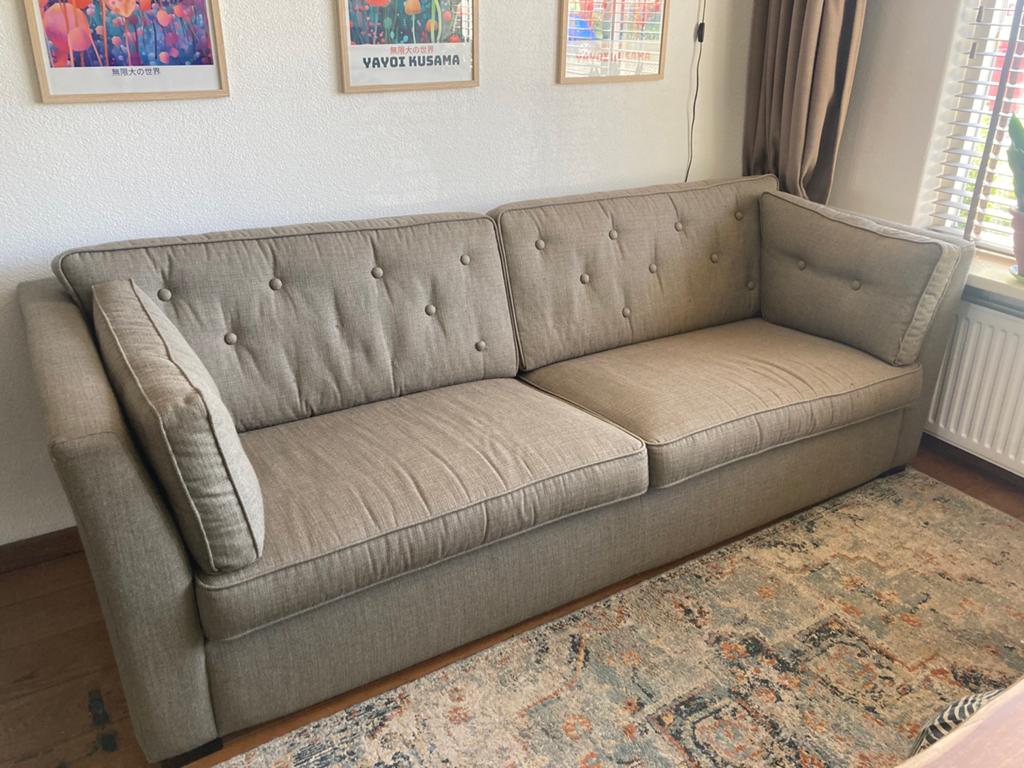 Gratis bank, Ophalen, 75 tot 100 cm, Zo goed als nieuw, Stof