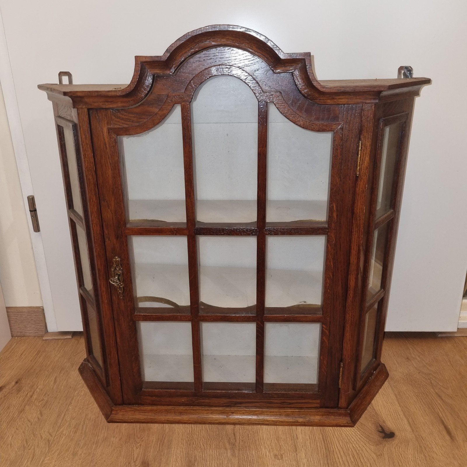 wandvitrine kastje, hangend  muurkastje , vintage, Huis en Inrichting, Ophalen, Met plank(en), Gebruikt, 50 tot 100 cm