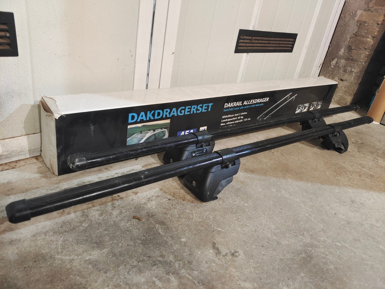 Dakdragers voor roofrails (dakrail allesdrager), Ophalen, Gebruikt