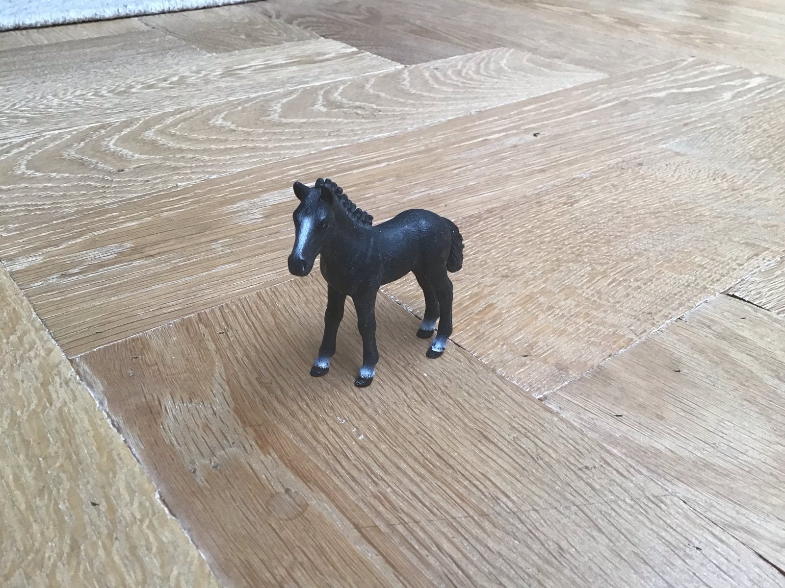 Schleich paarden set: merrie, veulen en ruiter, Ophalen, Zo goed als nieuw