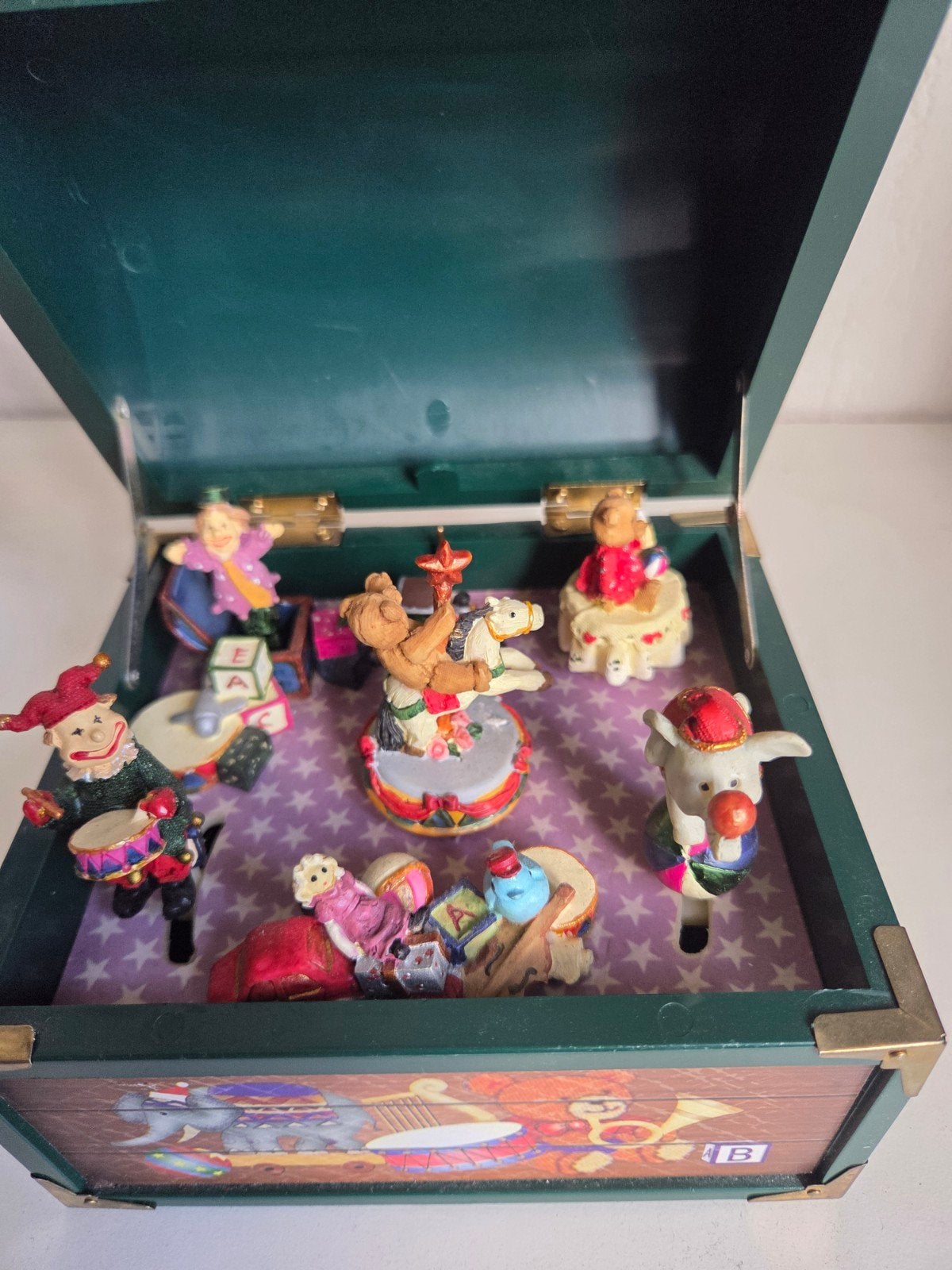 Speeldoos met bewegende figuurtjes, Diversen, Kerst, Ophalen of Verzenden