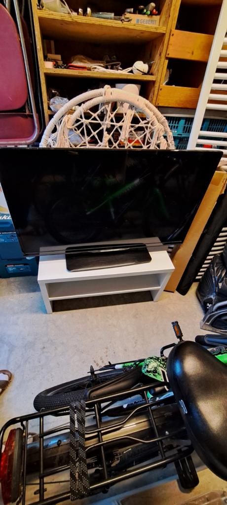 Jysk TV-meubel wit - 80x35x40 cm, Ophalen of Verzenden, Gebruikt, 50 Hz, LG