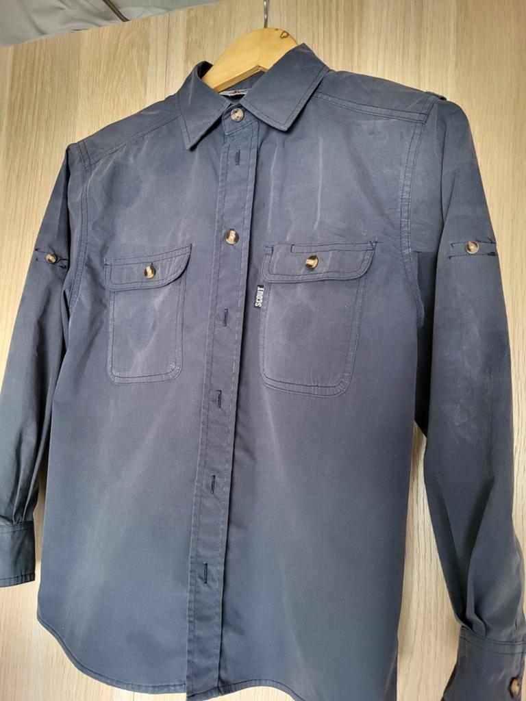 Scoutfit Waterscouts blouse maat 146, Ophalen of Verzenden, Gebruikt, Kleding