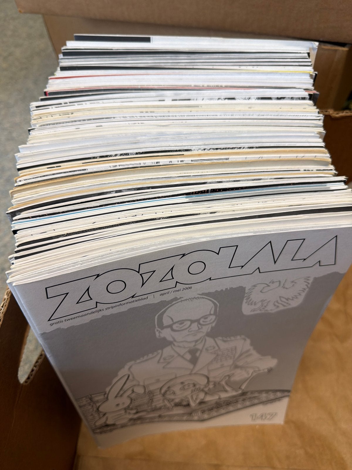 ZozoLala stripinformatieblad - Grote collectie 108 nummers, Boeken, Meerdere stripboeken, Ophalen of Verzenden, Gelezen