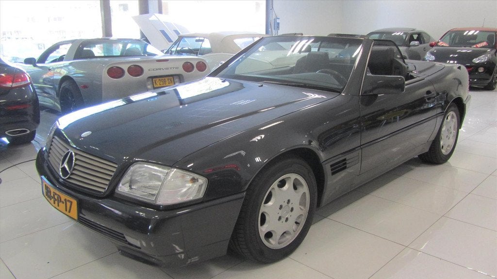 Mercedes SL-Klasse 3.2 SL320 ROADSTER AUT, Auto's, Mercedes-Benz, Automaat, Gebruikt, Zwart, Cabriolet