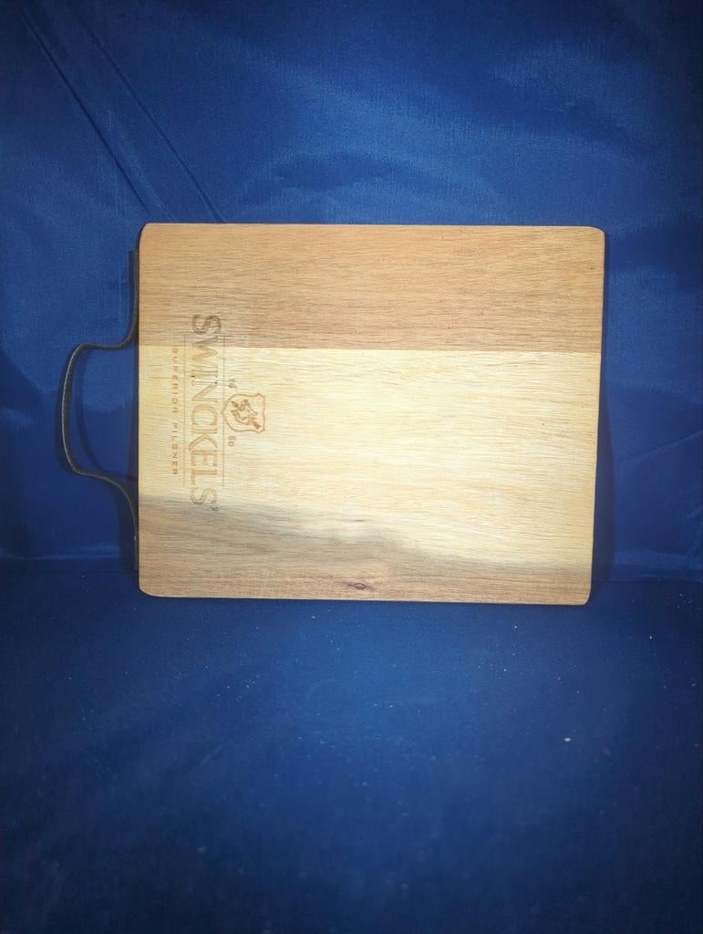 Swinckels' serveerplank van hout met handvat, Ophalen of Verzenden