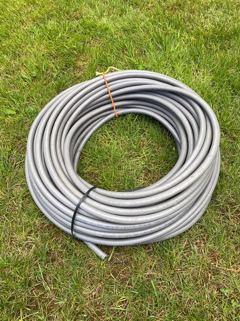 Drake Kabel Voltooid mb 4 x 1,5 + as. 1,5 mm2 KEMA-keur, Doe-het-zelf en Verbouw, Ophalen, Nieuw, Kabel of Snoer