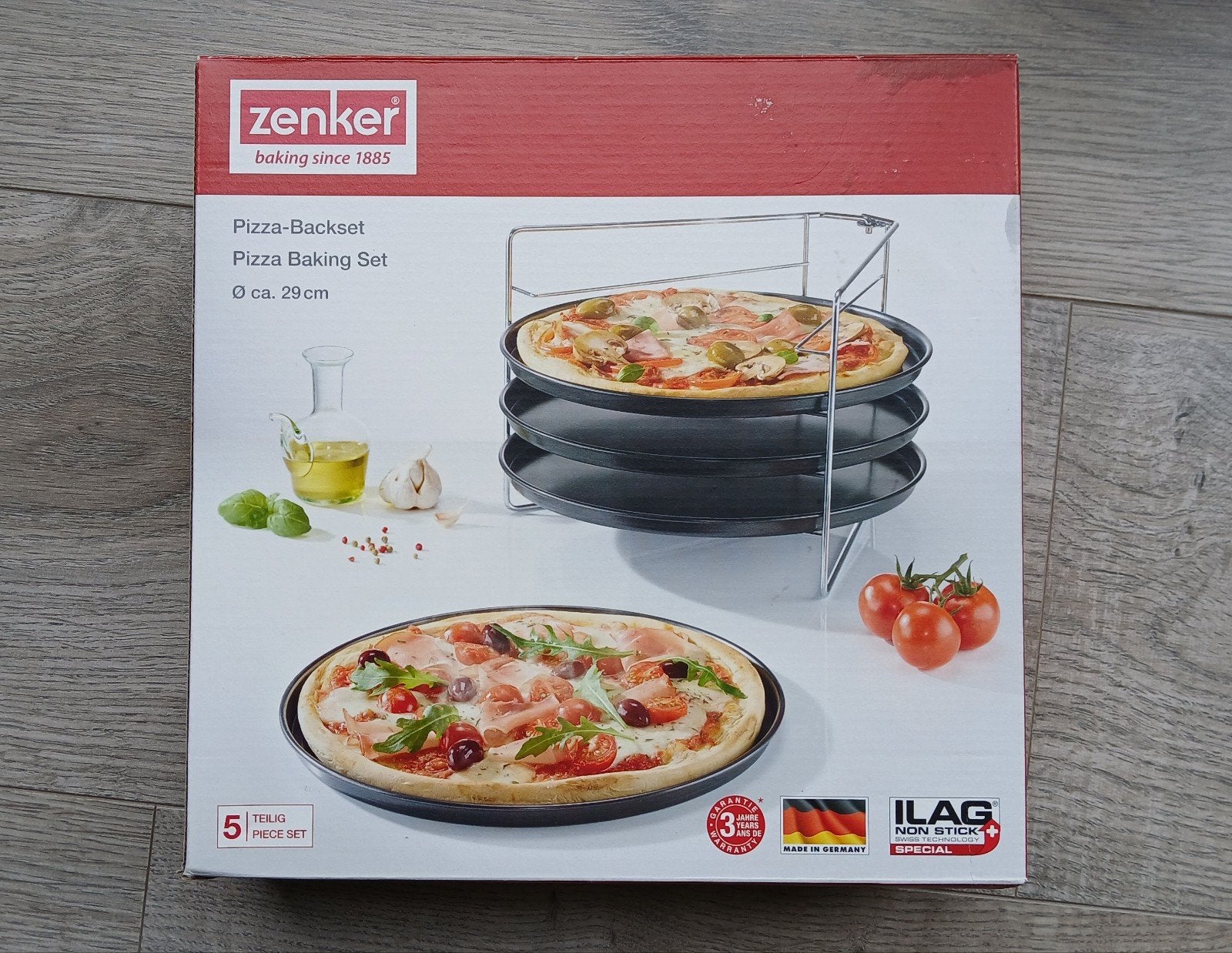 Zenker Pizza Bakset - Zo goed als nieuw, Ophalen of Verzenden, Zo goed als nieuw