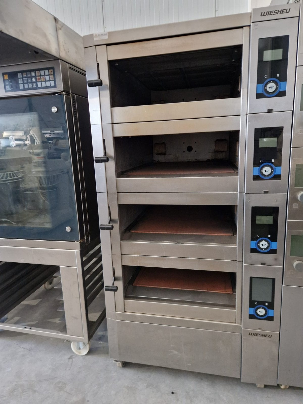 WIESHEU/ miwe Etageoven / Bakkerijoven – 4-deks, Ophalen, Oven, 60 cm of meer, Zo goed als nieuw