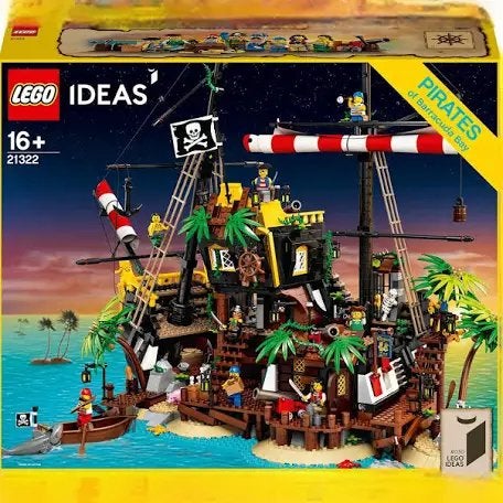 LEGO Ideas 21322 Piraten van Barracuda Baai, Ophalen of Verzenden, Nieuw, Overige merken
