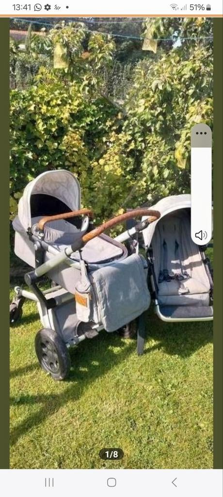Joolz day combinatie kinderwagen blauw grijs, Kinderen en Baby's, Kinderwagens en Combinaties, Ophalen, Gebruikt, Overige merken