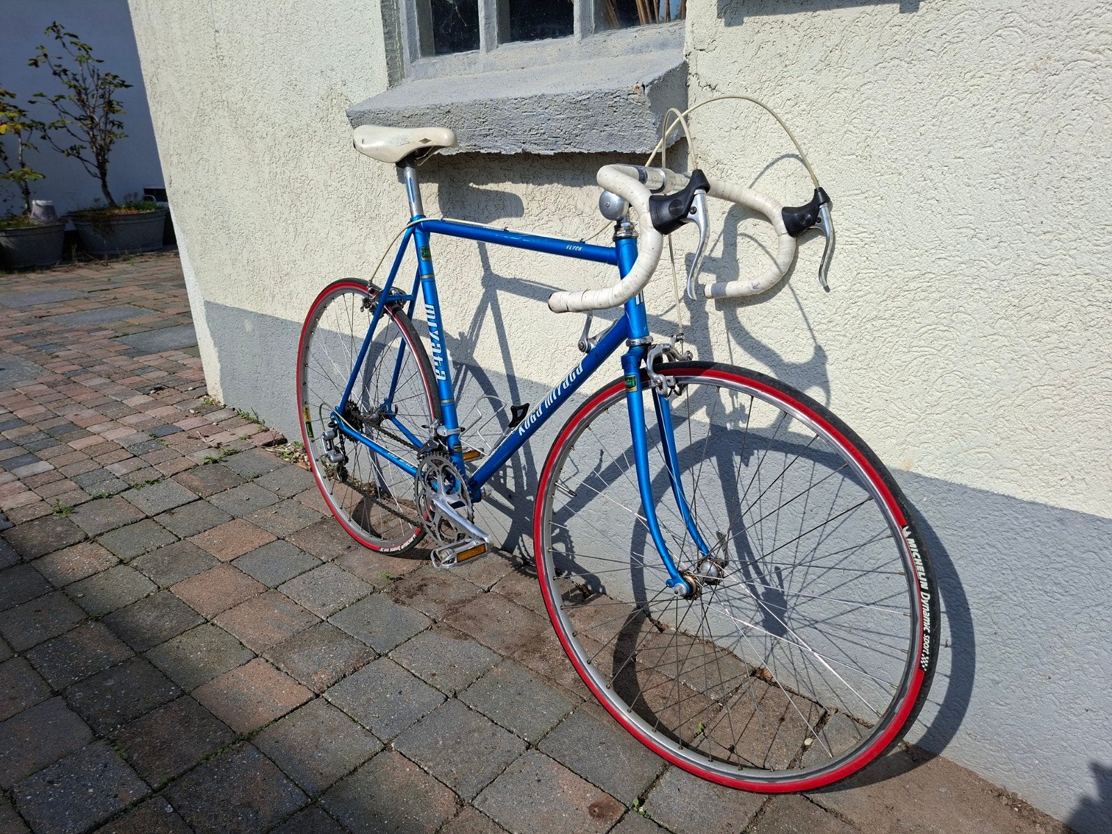koga miyata flyer vintage racefiets mt 58, Ophalen, 28 inch, Gebruikt, Velgrem