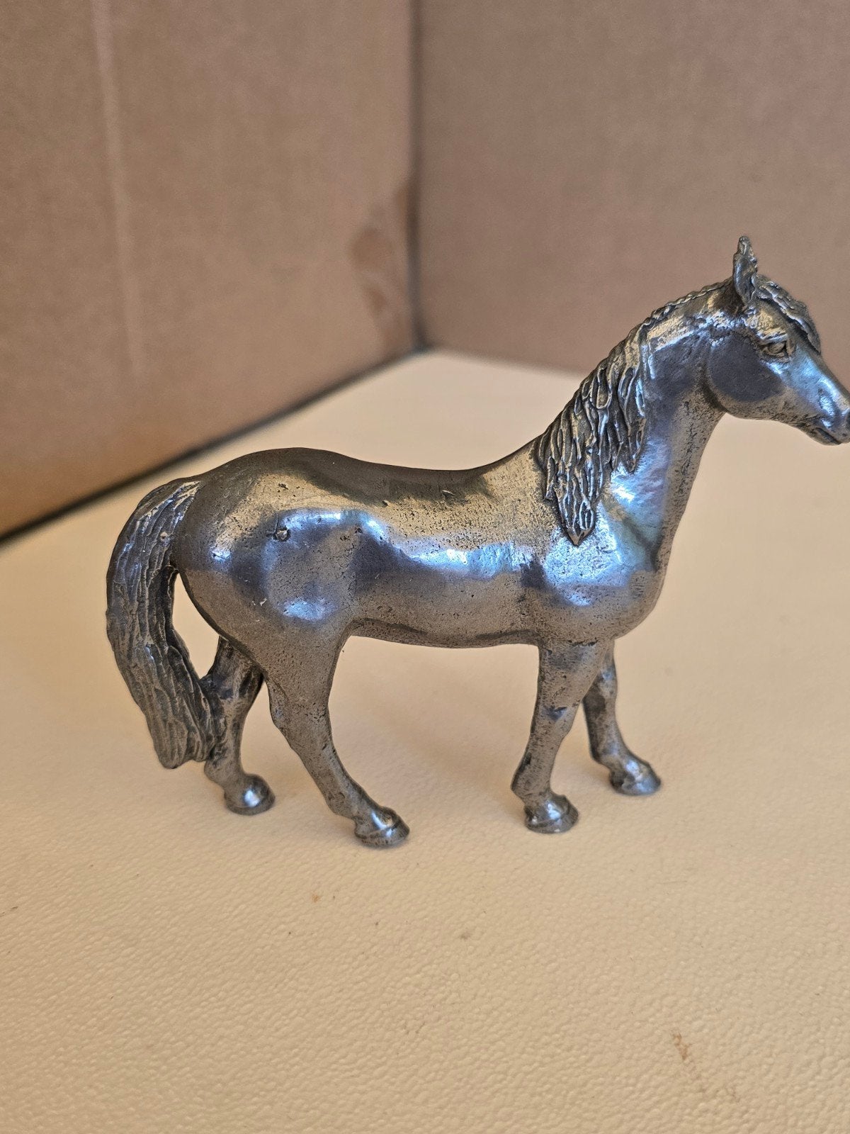 Vintage Tinnen Paardje - Gelria 95% Tin, Verzenden