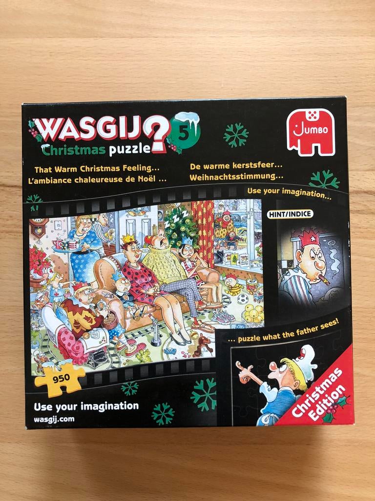 Wasgij puzzel 950 stukjes - christmas 5, Ophalen, 500 t/m 1500 stukjes, Zo goed als nieuw