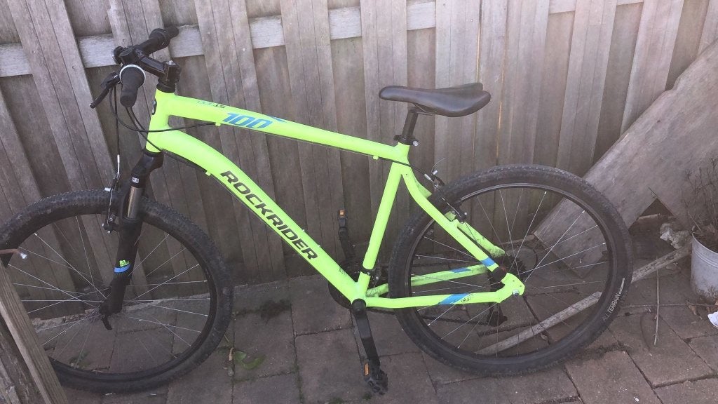 Mountainbike Rockrider ST100 27,5 inch, Gebruikt, Heren, 49 tot 53 cm, Ophalen