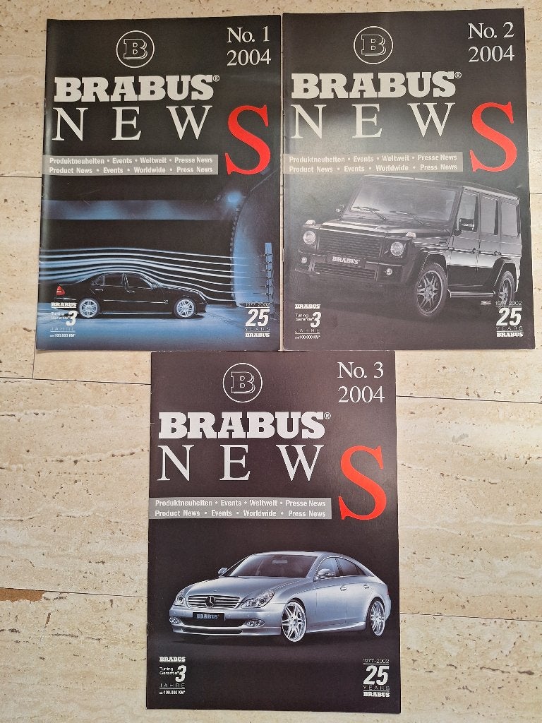 Brabus News 2004 Mercedes, Gelezen, Brabus, Mercedes, Ophalen of Verzenden