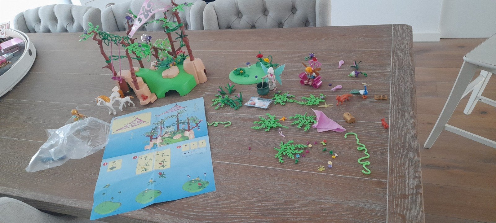 zgan Playmobil Fairies Groot Elven Speelweide met doos 9132, Complete set, Fantasy, Overige typen, Ophalen of Verzenden