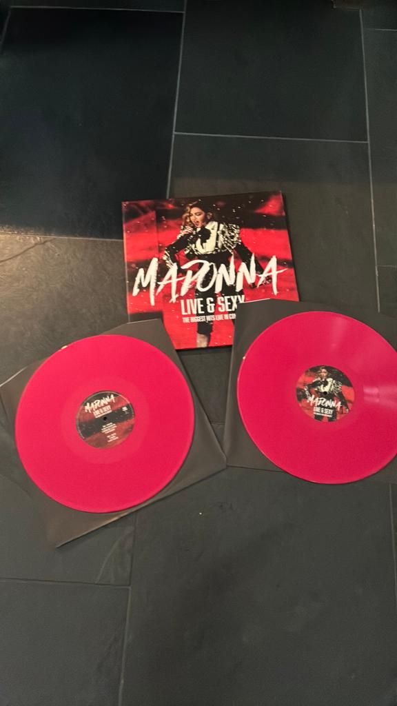 Madonna – Live & Sexy  (Nieuw , Roze Vinyl,  dubbel album), Inclusief binnenhoes, 2020 tot heden, Ophalen of Verzenden, Zo goed als nieuw