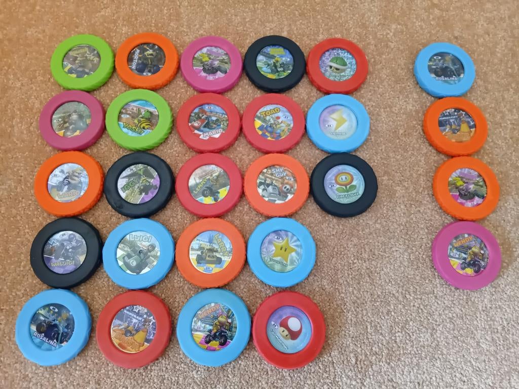 Mario Kart verzamelfiguren, Mario coins, Mario munten, Verzamelen, Ophalen of Verzenden