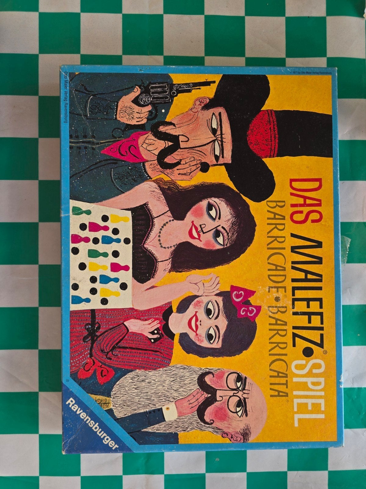 Vintage Ravensburger Malefiz spel - Bordspel, Ophalen of Verzenden, Gebruikt, Ravensburger