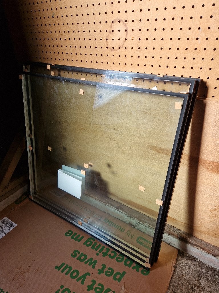 Ruiten HR++ 2x 760x795 + 1x 725x770, Ophalen, Nieuw, Gevelraam of Ruit, Dubbelglas