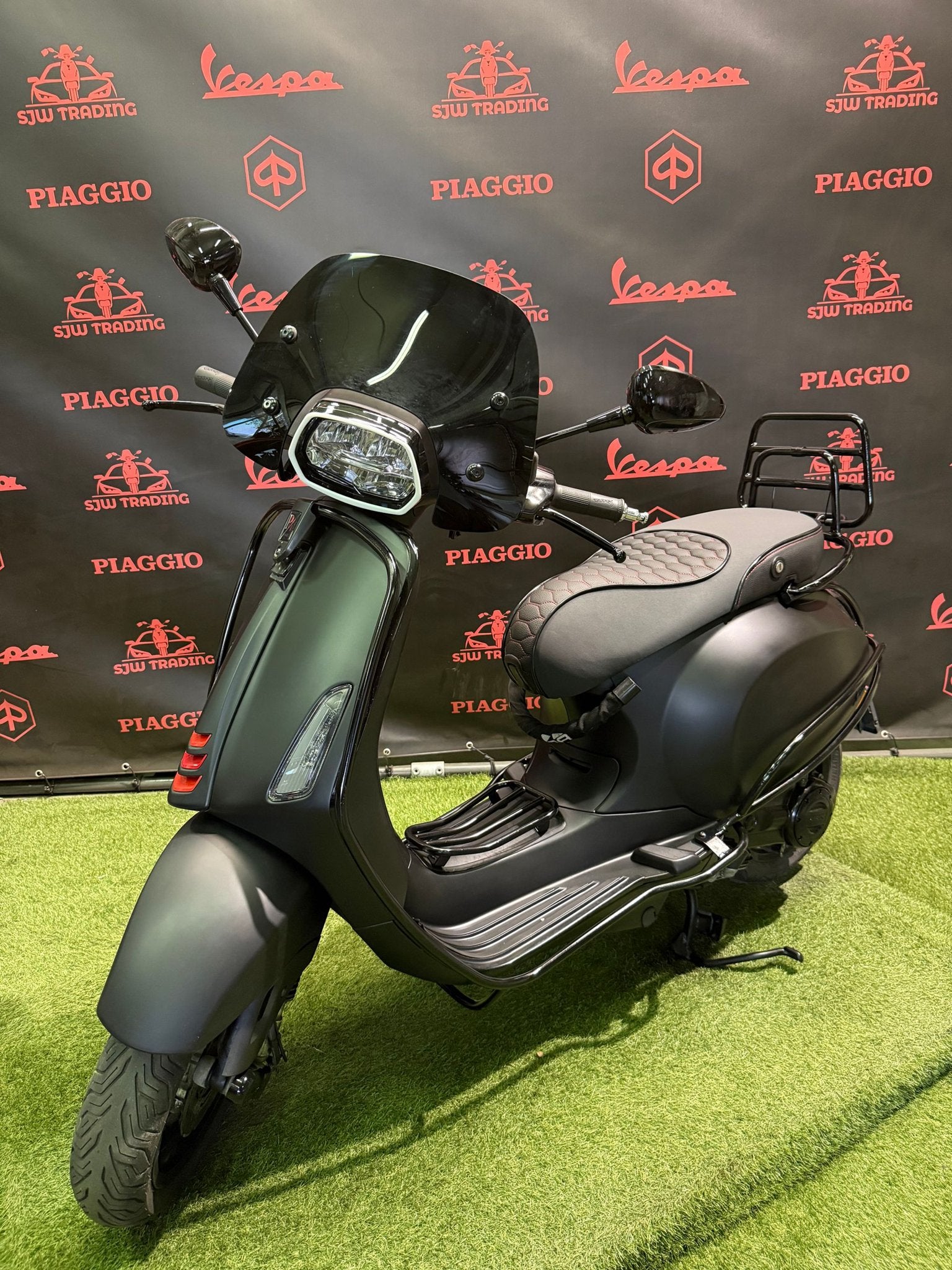 Vespa Sprint 2019 Brom! Mat Zwart / RS Zadel / Garantie!, Fietsen en Brommers, -, Maximaal 45 km/u, -, Ophalen of Verzenden
