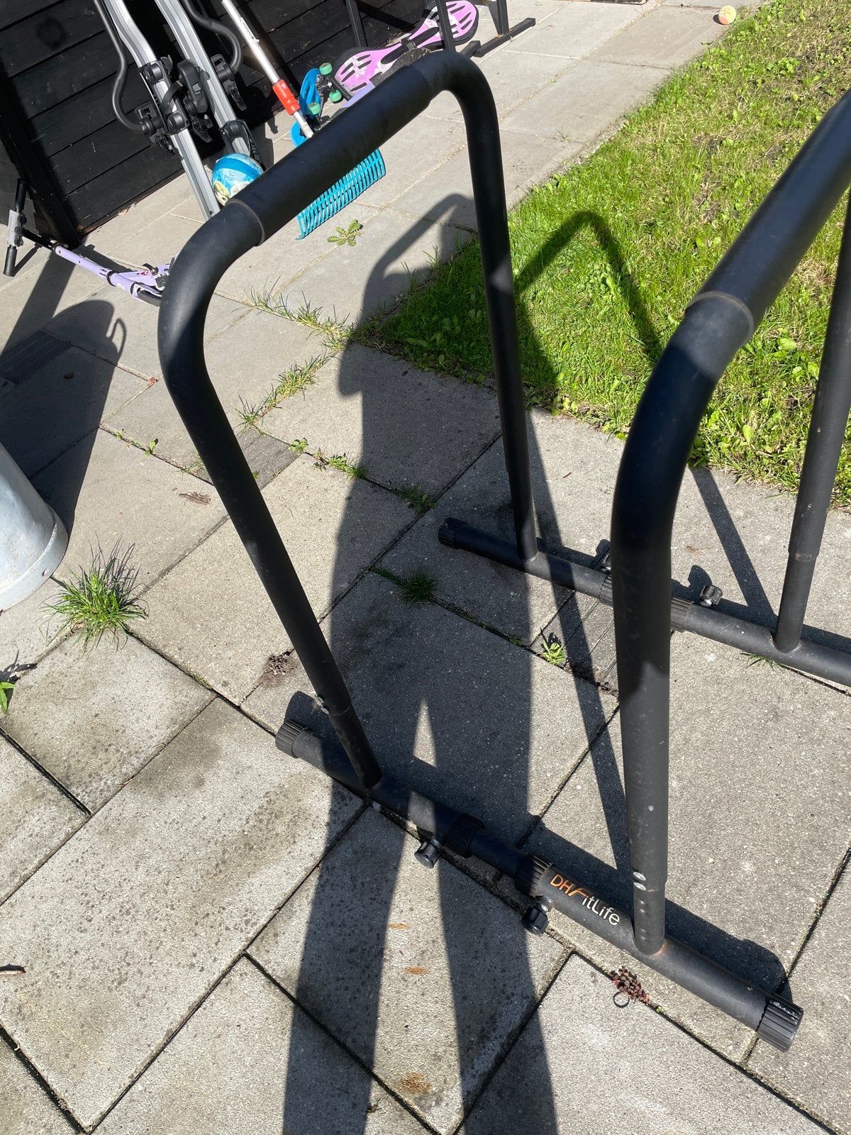 DH FitLife Push-up Steun / Dip Station, Ophalen, Gebruikt, Borst, Push-up steun