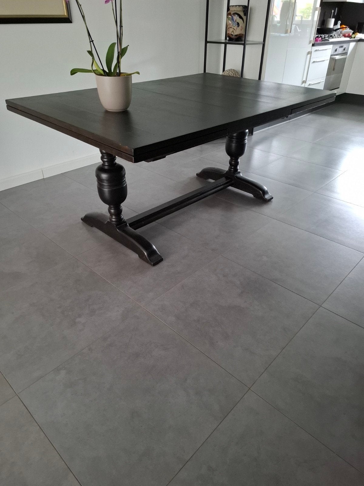 kloostertafel uitschuifbaar, Ophalen, Gebruikt, Rechthoekig, 50 tot 100 cm