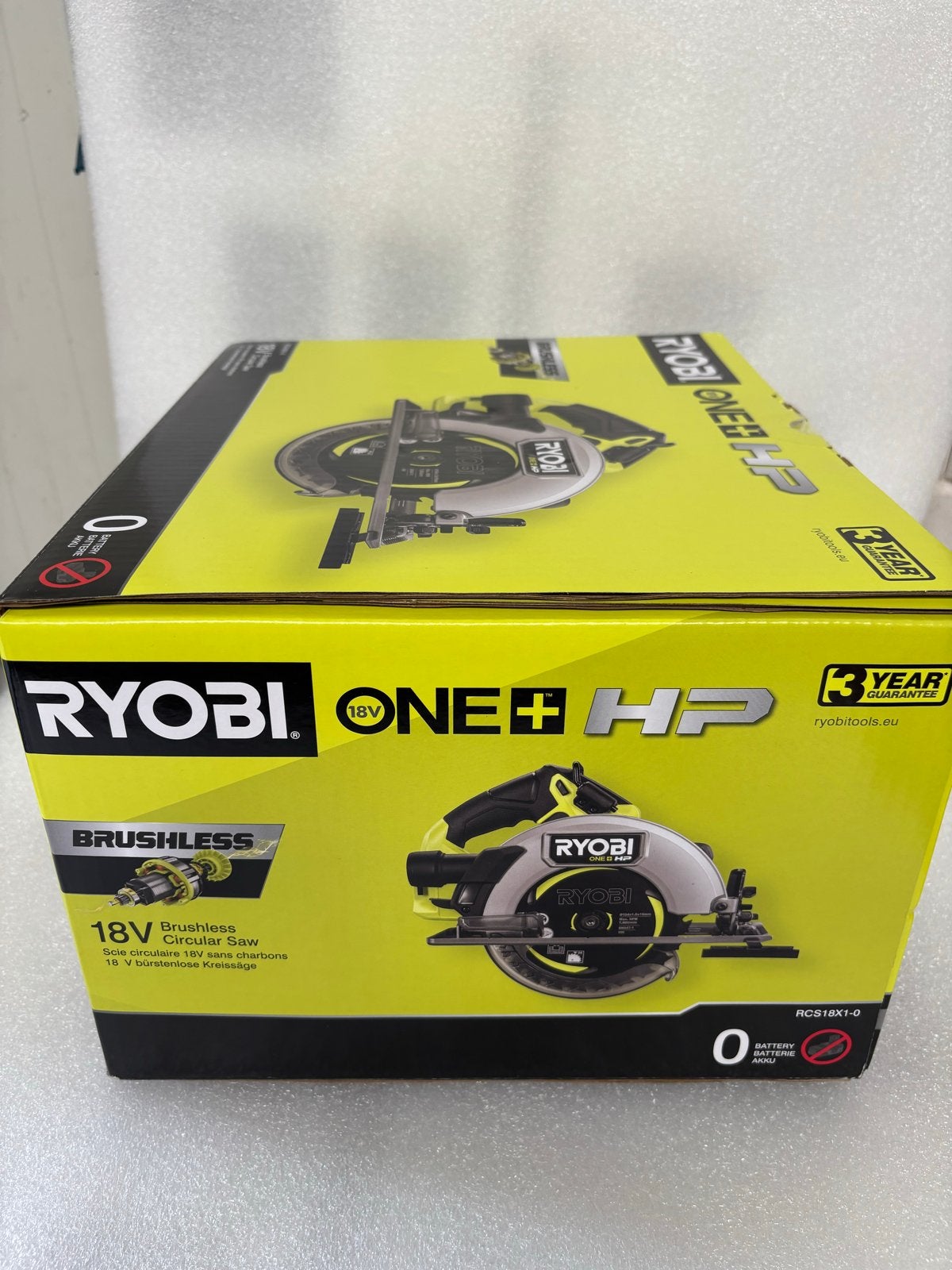 Ryobi ONE+ HP 18V Borstelloze Cirkelzaag RCS18X1-0, Cirkelzaag, 70 mm of meer, Nieuw, Ophalen of Verzenden