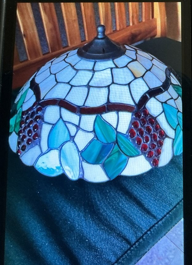 Prachtige Tiffany-stijl Hanglamp met druivenmotief, Verzenden