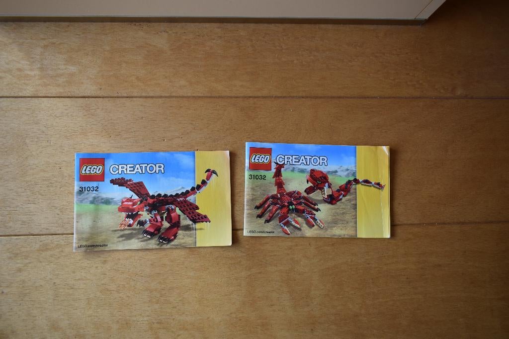 Lego 31032 Creator 3in1 Rode dieren, Lego, Compleet, Ophalen of Verzenden, Zo goed als nieuw