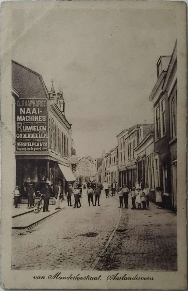 Aarlanderveen Manderloostraat, Zuid-Holland, Ophalen of Verzenden, Voor 1920, Ongelopen, Zuid-Holland