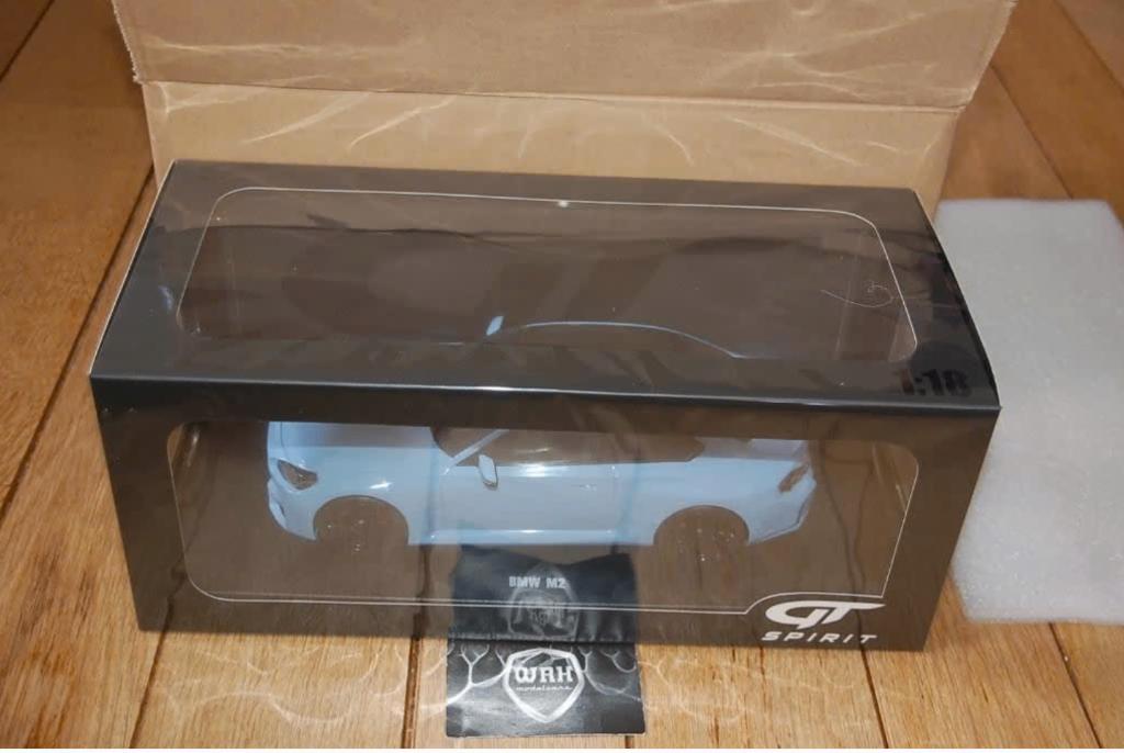 1:18 BMW M2 G87 blue GT spirit GT424 in box WRH, Hobby en Vrije tijd, Modelauto's | 1:18, Verzenden, Zo goed als nieuw, Auto, Overige merken