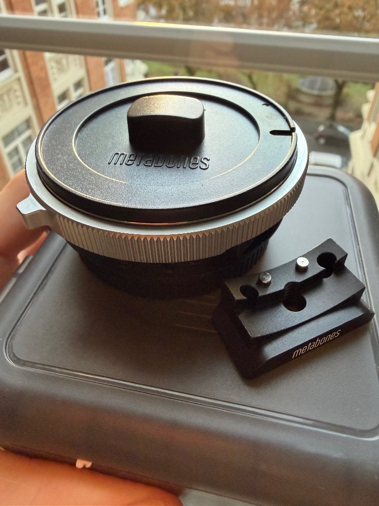 Metabones Canon EF naar RF T Cine Speed Booster ULTRA 0.71x, Ophalen of Verzenden, Zo goed als nieuw