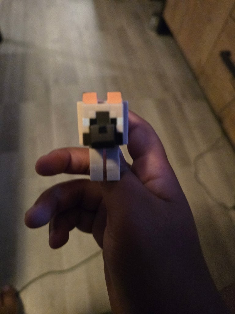 Minecraft Mops Hondje Figuur, Verzamelen, Ophalen, Gebruikt