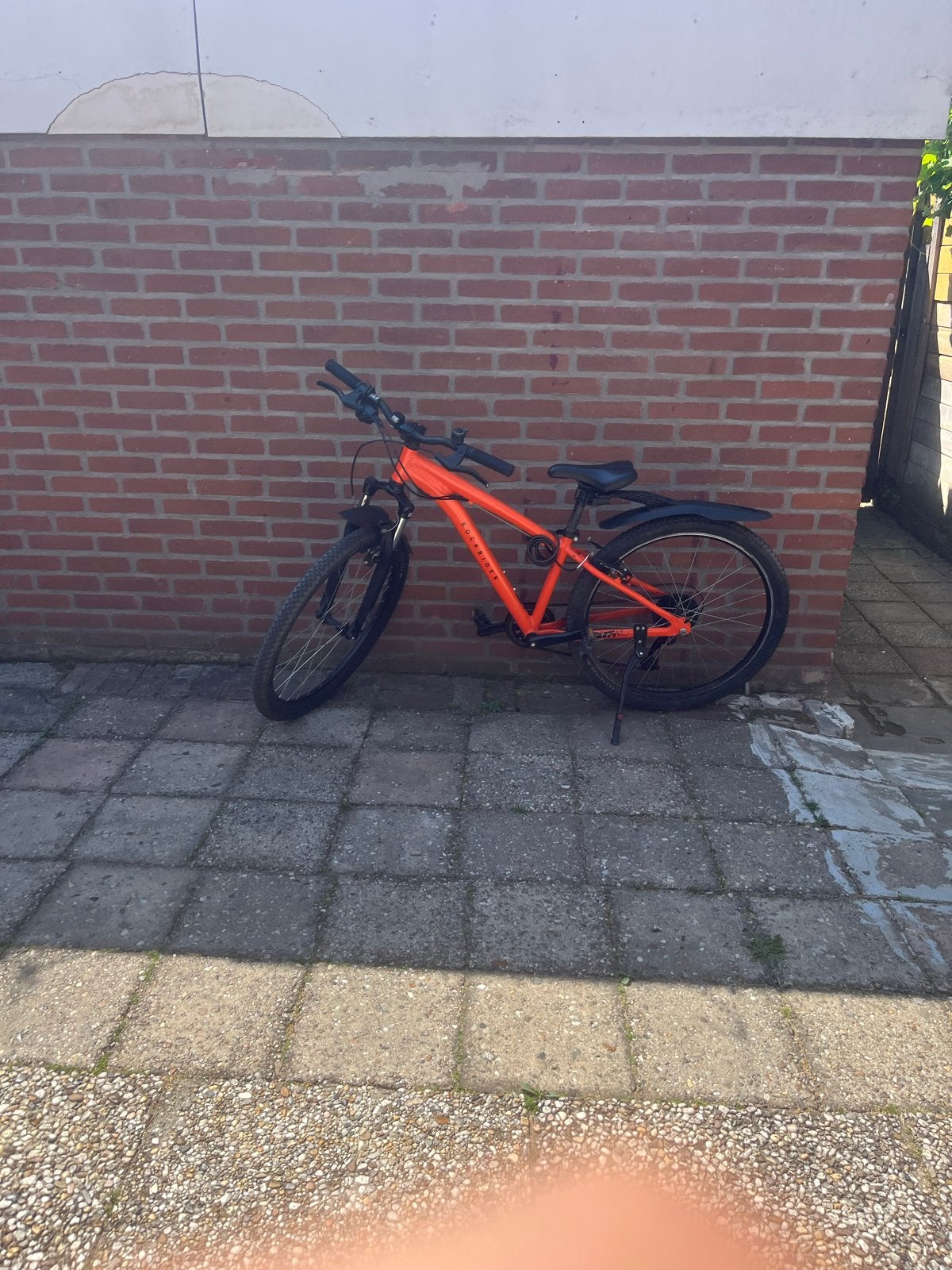 Rockrider 26 inch oranje mountainbike, Gebruikt, Hardtail, Heren, Schijfrem