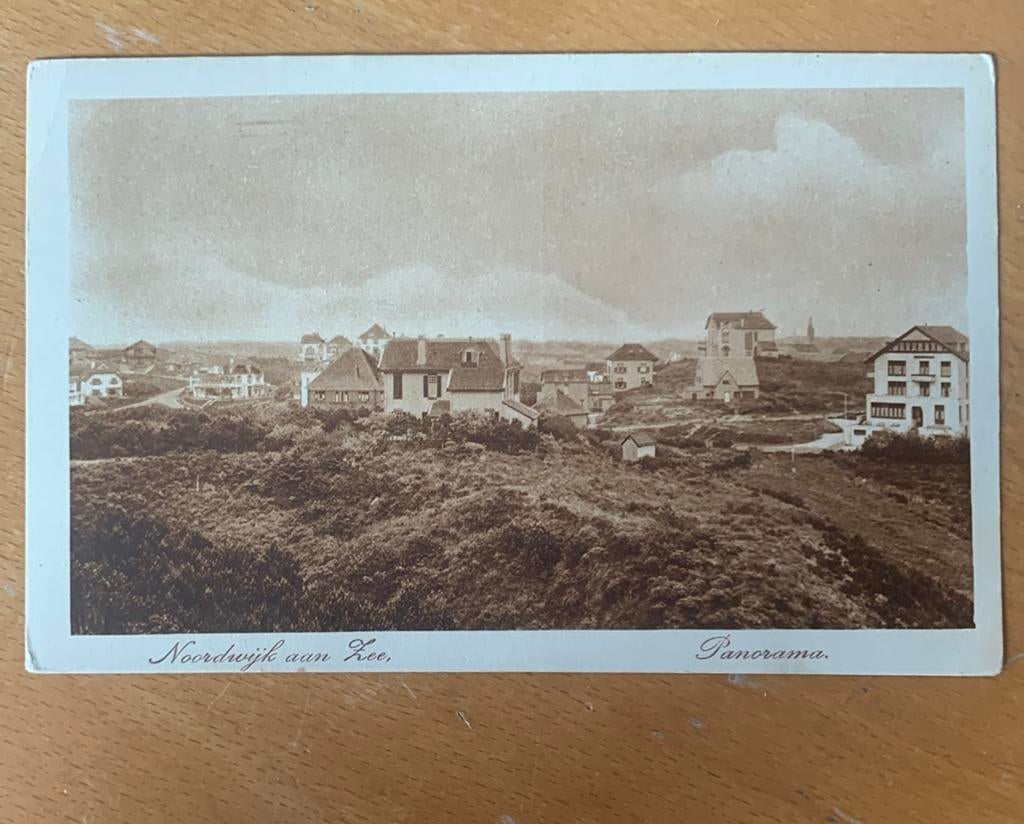Ansichtkaart Noordwijk aan zee panorama, Ophalen of Verzenden, Zuid-Holland
