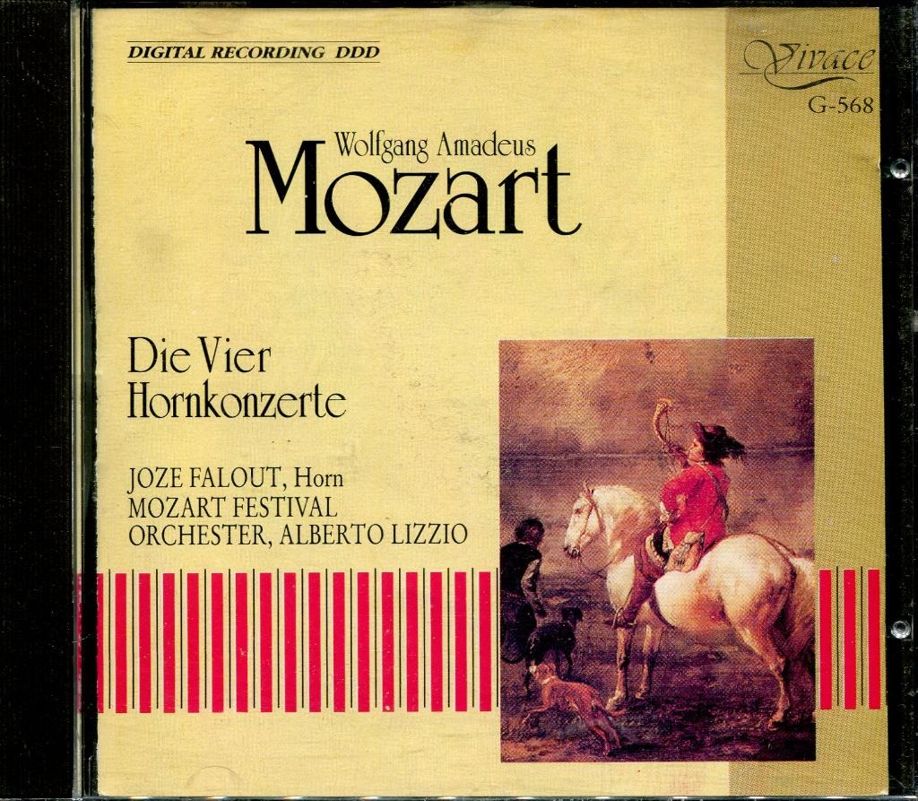 Wolfgang Amadeus Mozart / Die Vier Hornkoncerte, Ophalen of Verzenden, Classicisme, Zo goed als nieuw, Overige typen