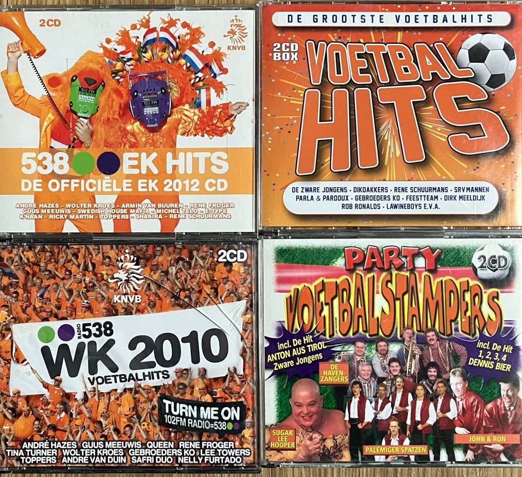 Voetbal CD Collectie - Diverse dubbel Albums, Cd's en Dvd's, Ophalen of Verzenden, Zo goed als nieuw, Overige genres