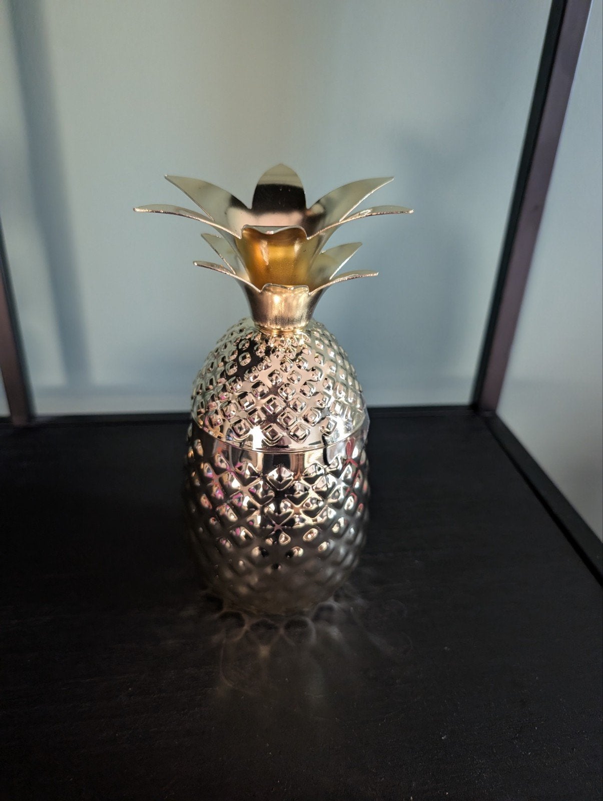 Nieuw!! Gouden ananas cocktail beker echtwerk kitchen, Ophalen of Verzenden, Zo goed als nieuw, Zilver, Metaal
