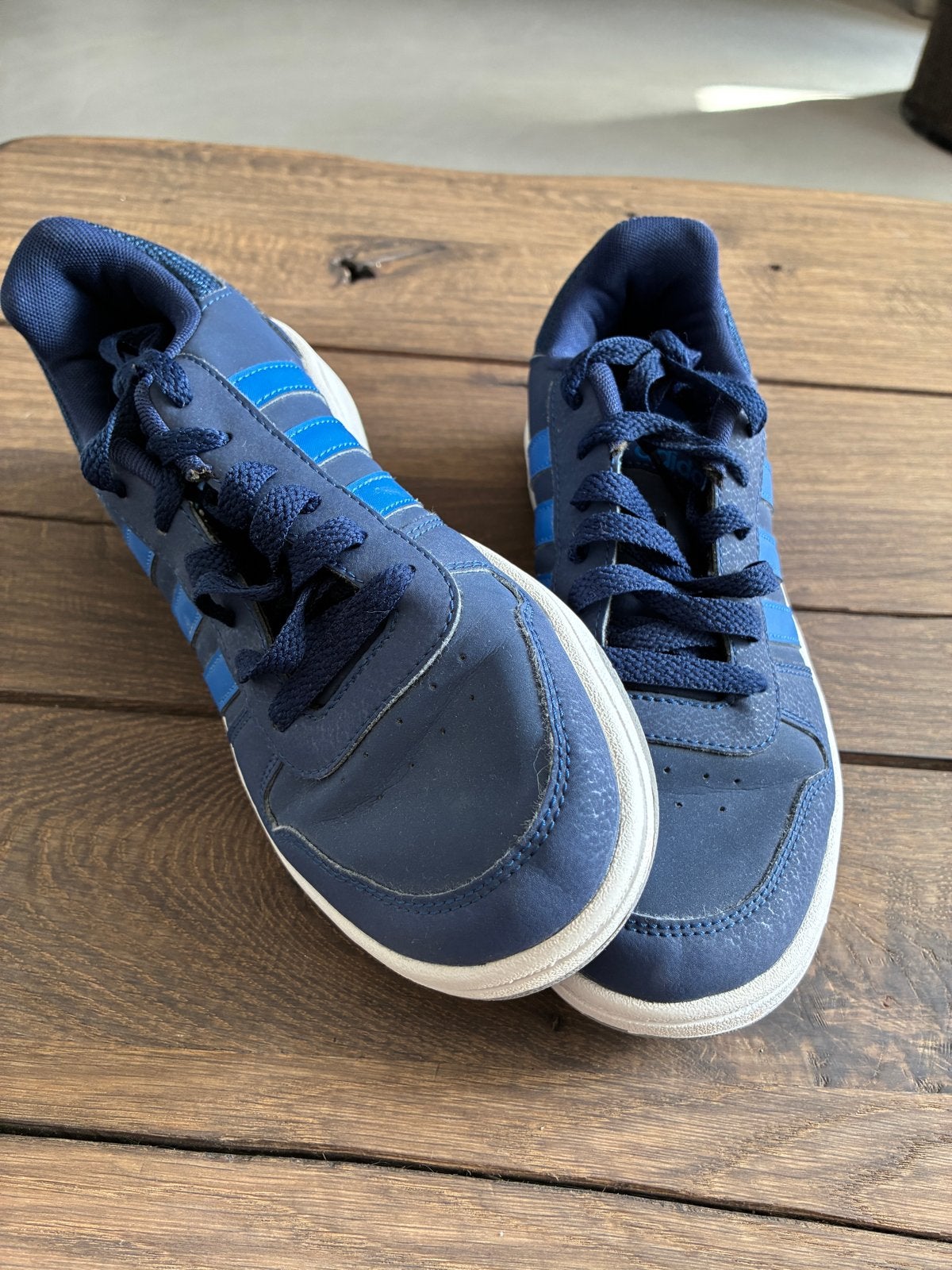 Adidas Sportschoenen - Maat 38 - Blauw, Ophalen, Gedragen, Blauw, Sneakers of Gympen