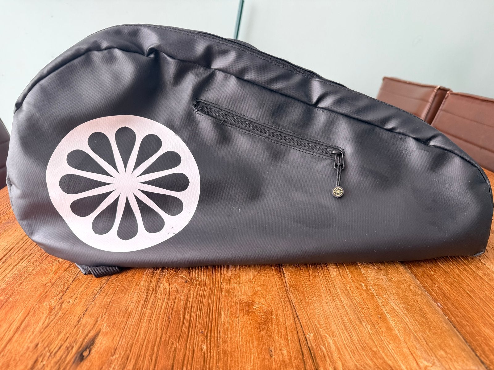 Indian Maharadja Gold PLR Racketbag - Zwart, Sport en Fitness, Ophalen of Verzenden, Gebruikt, Padeltas