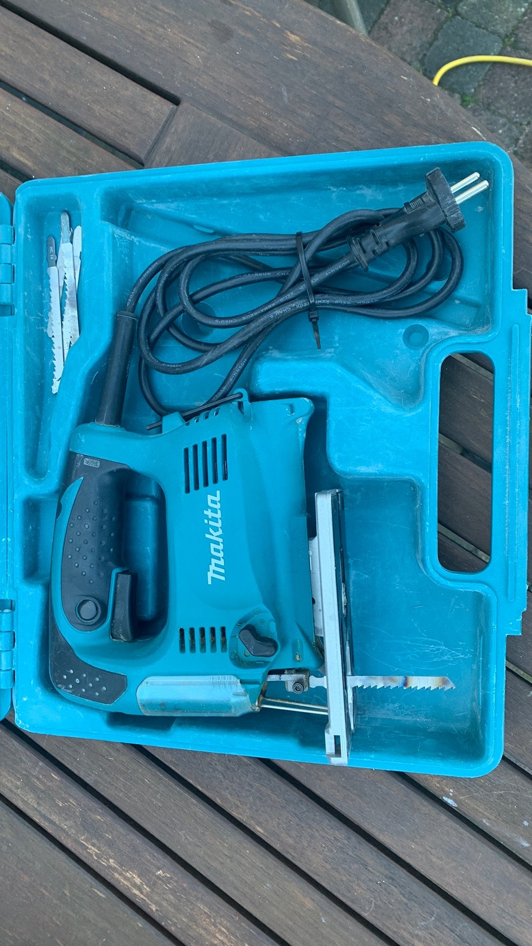 Makita decoupeerzaag 4329, Doe-het-zelf en Verbouw, Ophalen, Gebruikt, Decoupeerzaag, 30 tot 70 mm