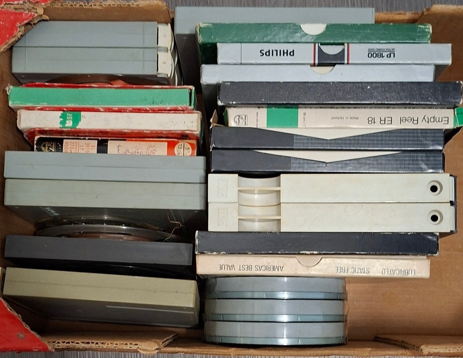 Partij bandrecorder banden - Philips, Empty Reel, diverse, Audio, Tv en Foto, Bandrecorders, Ophalen of Verzenden, Onderdeel, Met banden