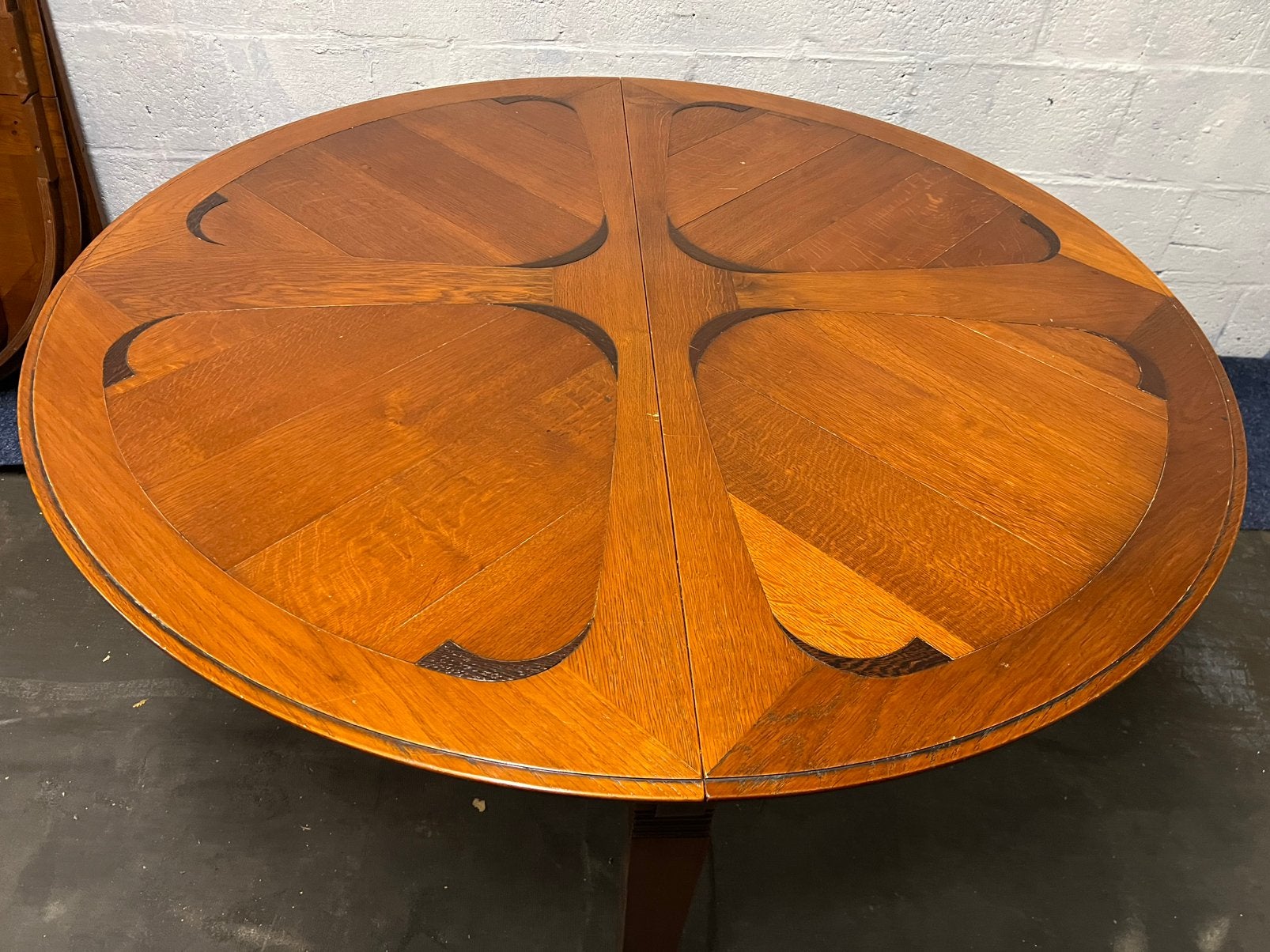Uitschuifbare Schuitema Jugendstil Eetkamertafel, Antiek en Kunst, Antiek | Meubels | Tafels, Ophalen