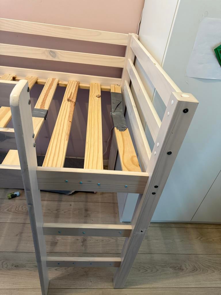 Kinderbed met lattenbodem - Gebruikt, Ophalen, Gebruikt, 70 tot 85 cm, Lattenbodem