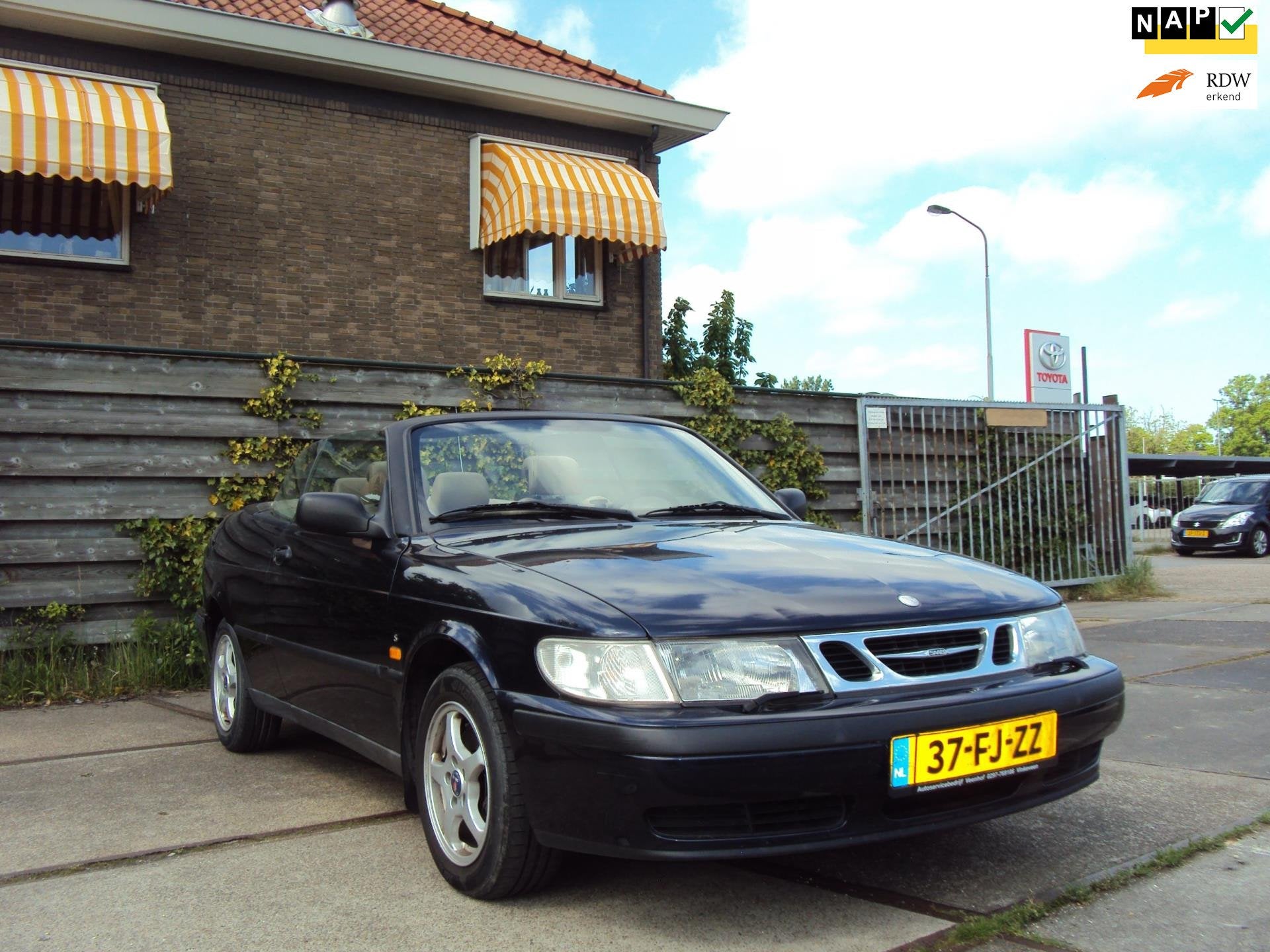 Saab 9-3 Cabrio 2.0 S, 730 kg, Gebruikt, Beige, 4 cilinders